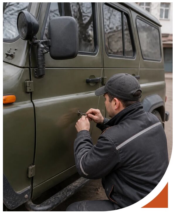 Профессиональное вскрытие автомобиля УАЗ без повреждений в Саянске
